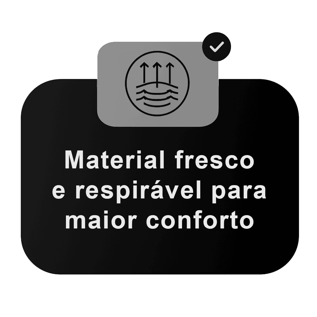 Toque macio e uso confortável no dia a dia